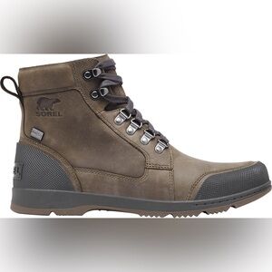 Sorel Men's Waterproof Ankeny II Brown Leather Boots